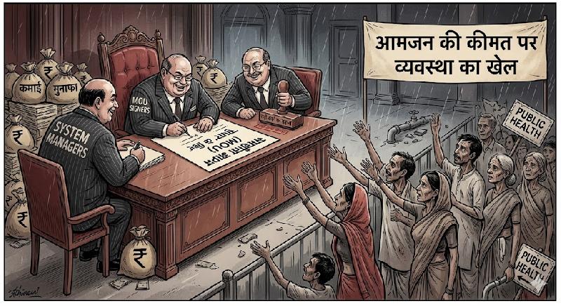 “सही करने” के नाम पर कमाई का माध्यम बनता एमओयू – आमजन की कीमत पर व्यवस्था का खेल